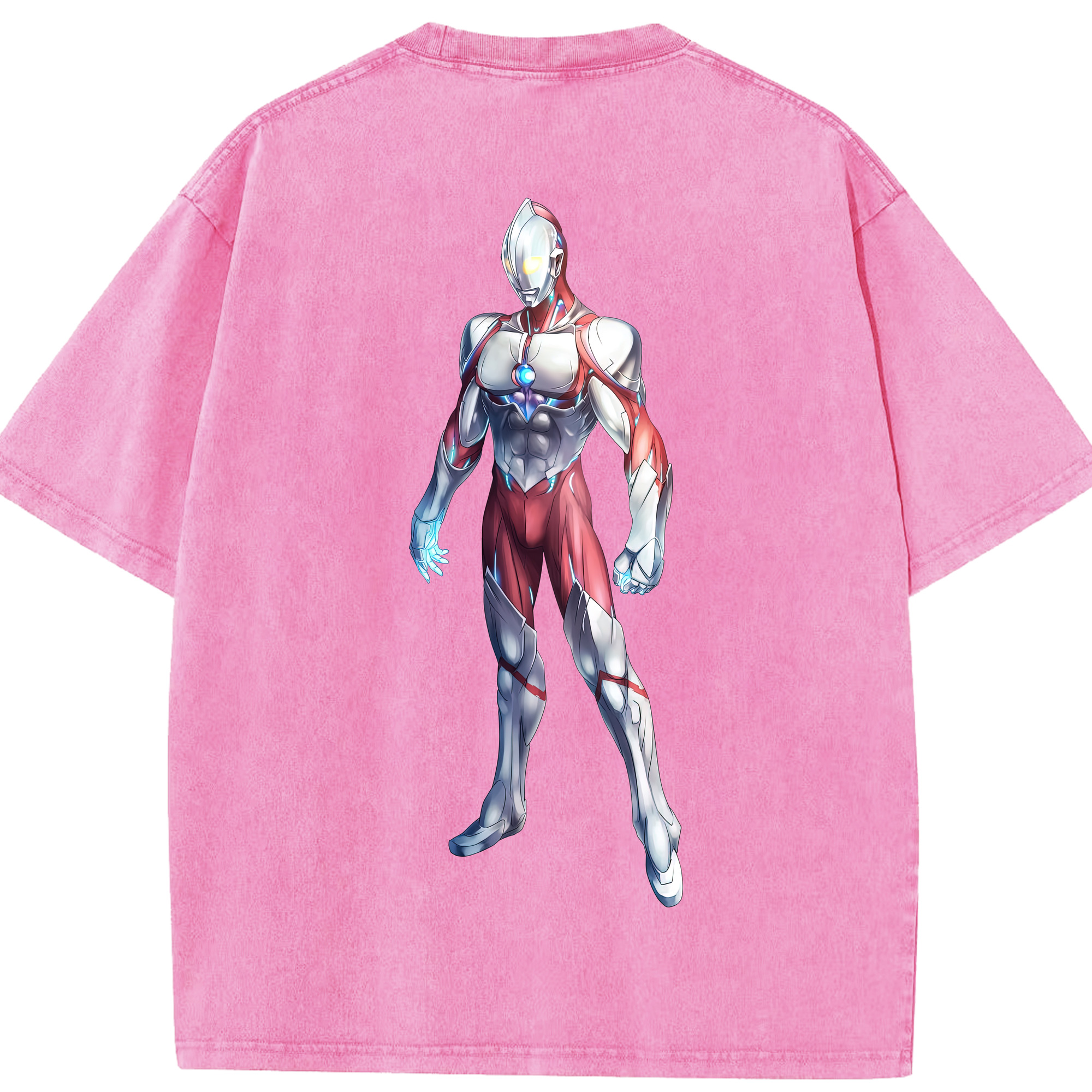 （画像用） ウルトラマン Ultraman 綿100% ヴィンテージ風 半袖Tシャツ（背面プリント）
